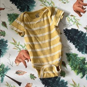 Gerber Baby Yellow Striped One Piece